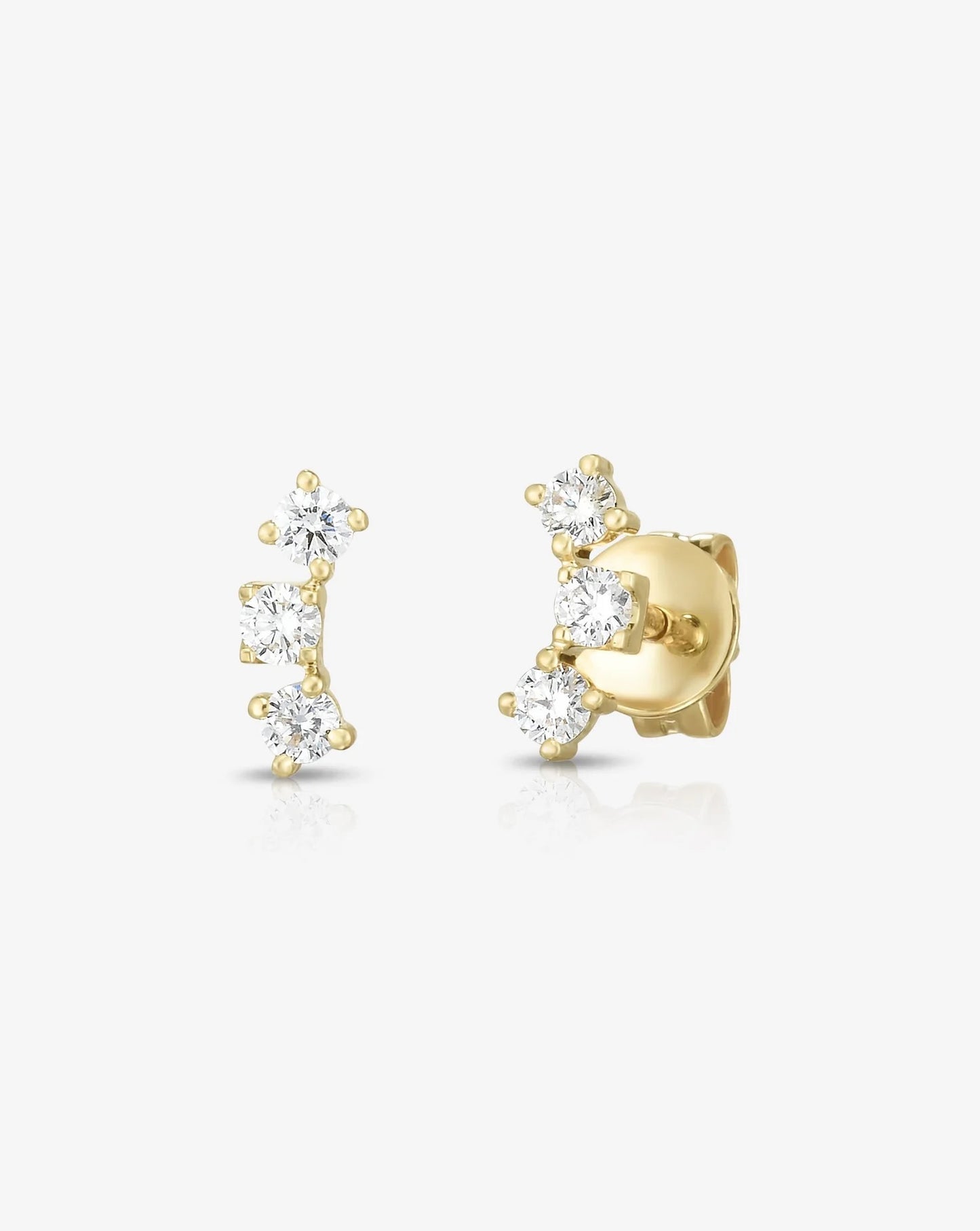 Pendiente Mini Trio Diamantes