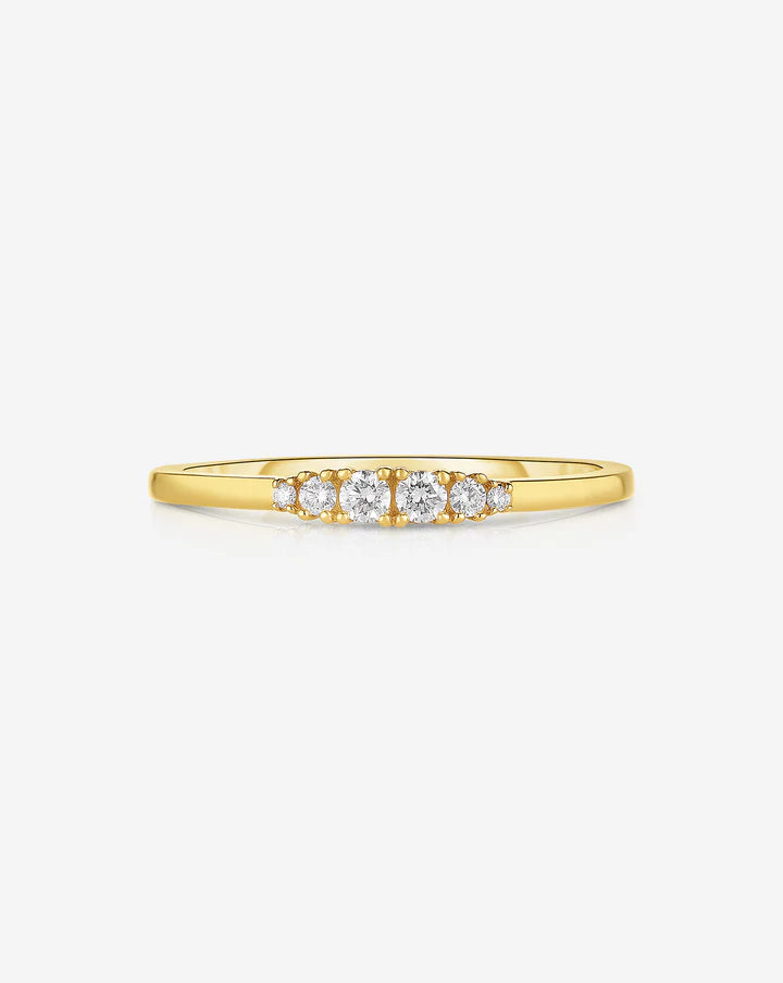 Mini Anillo 6 Diamantes
