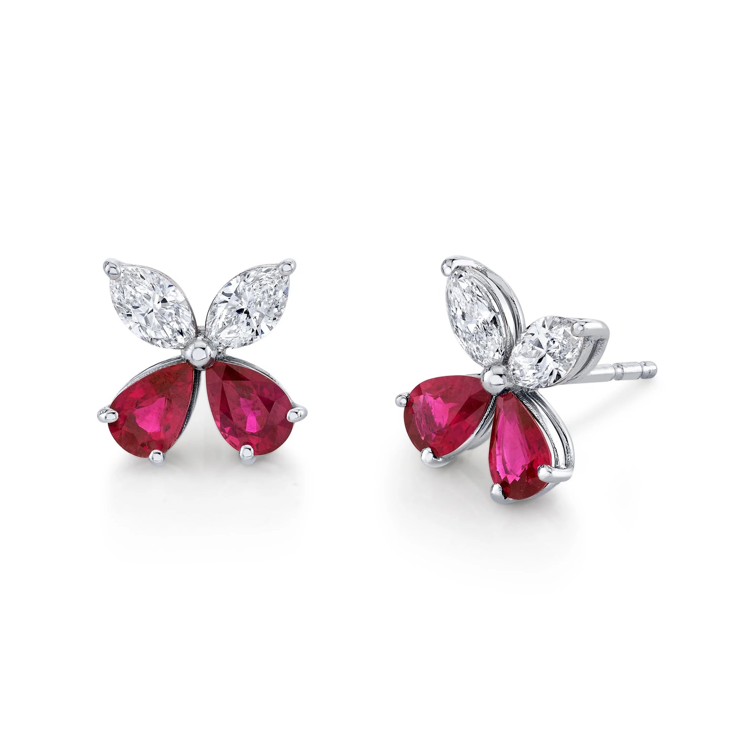 Pendientes Red Butterfly
