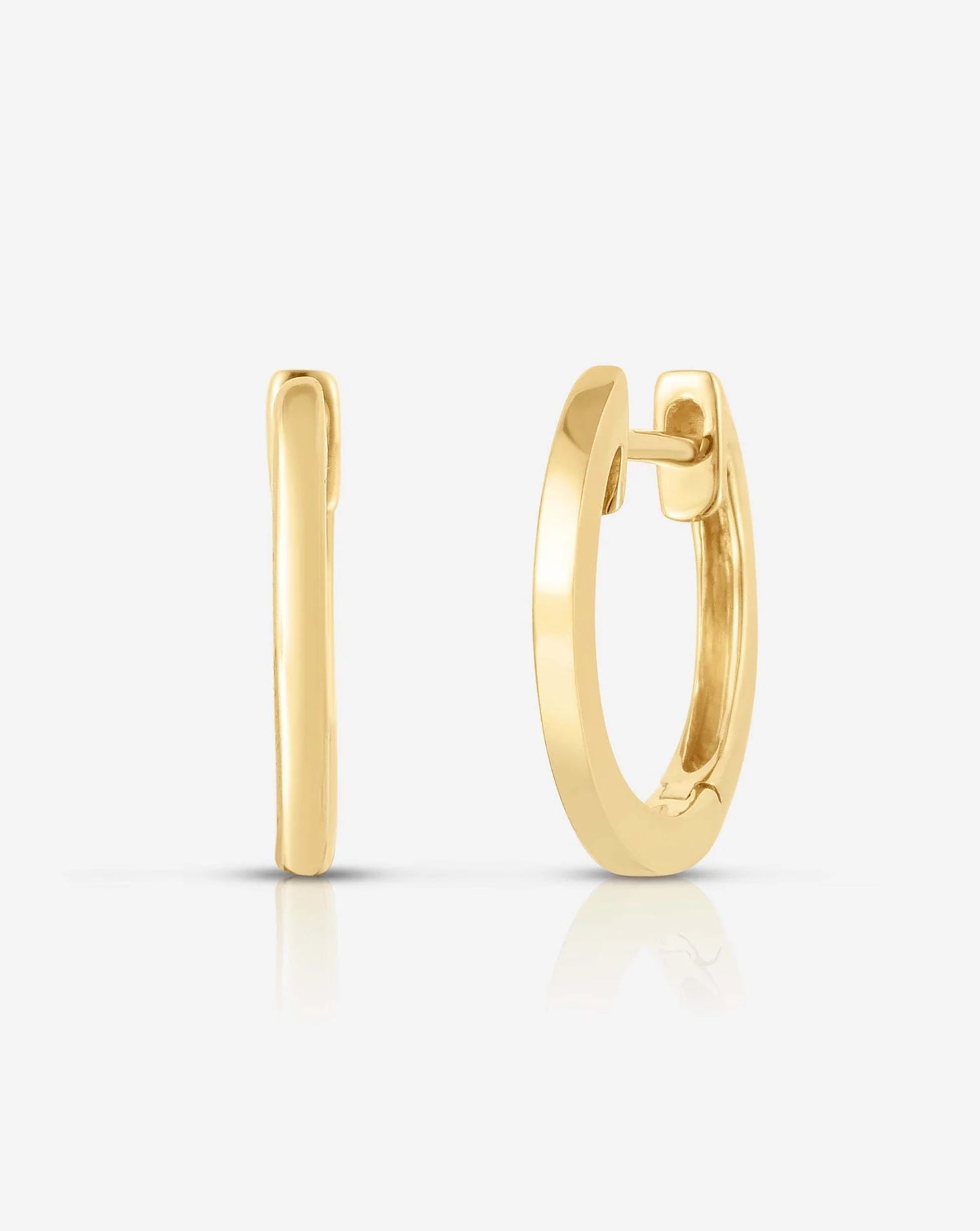 Pendientes Aro de Oro Liso