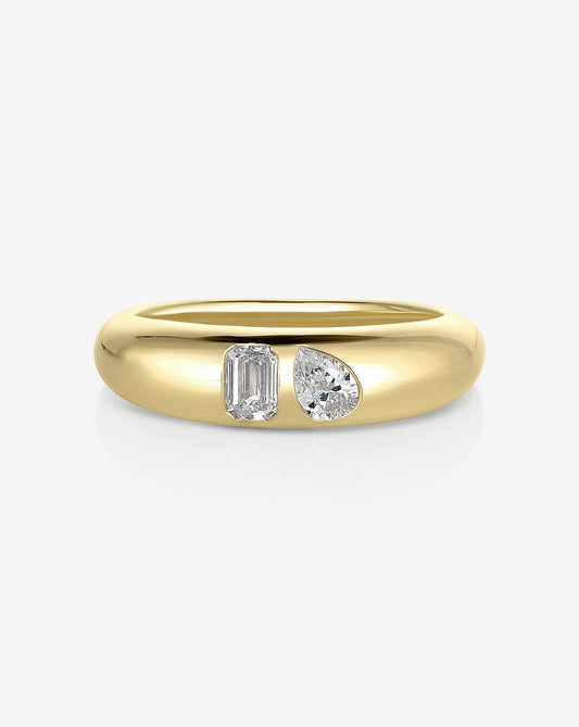Alianza con diamantes Tu y Yo