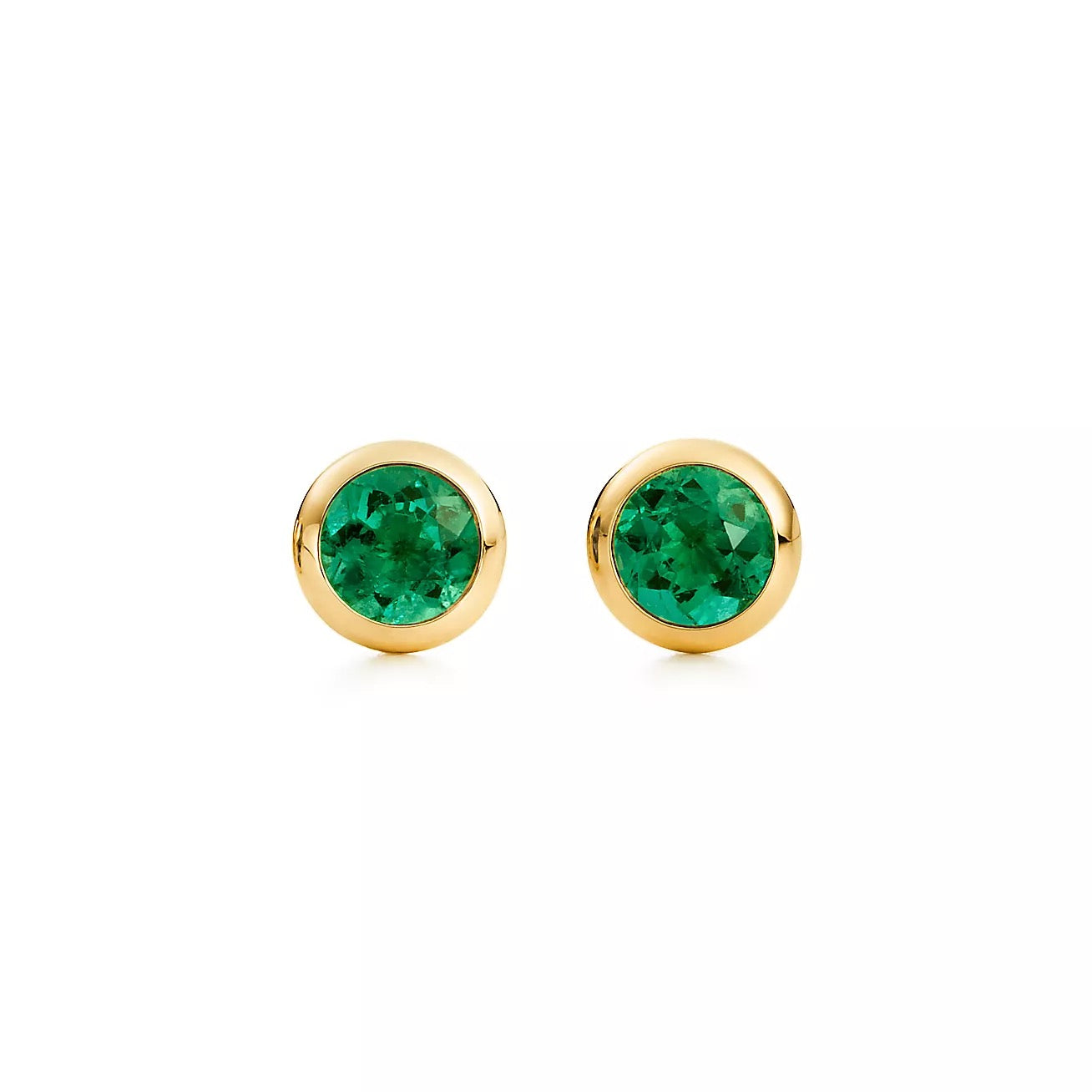 Pendientes Dormilona de Esmeraldas