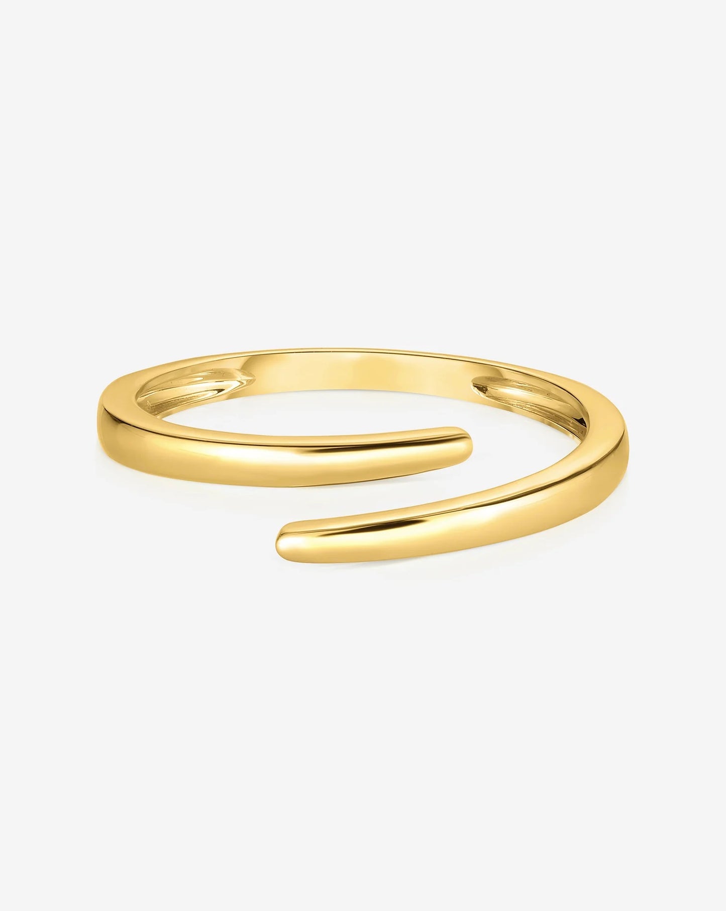 Anillo de oro Liso Abierto