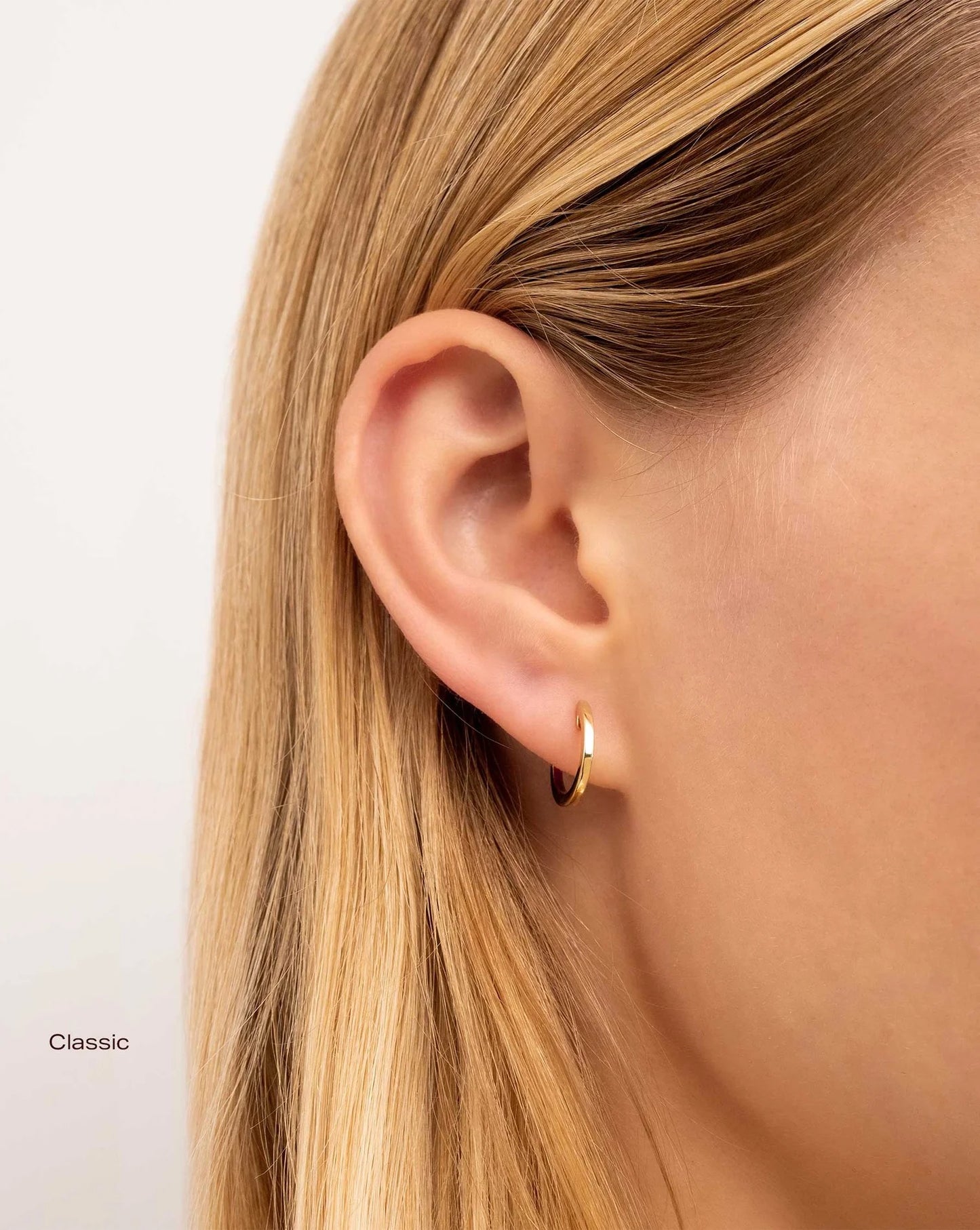 Pendientes Aro de Oro Liso