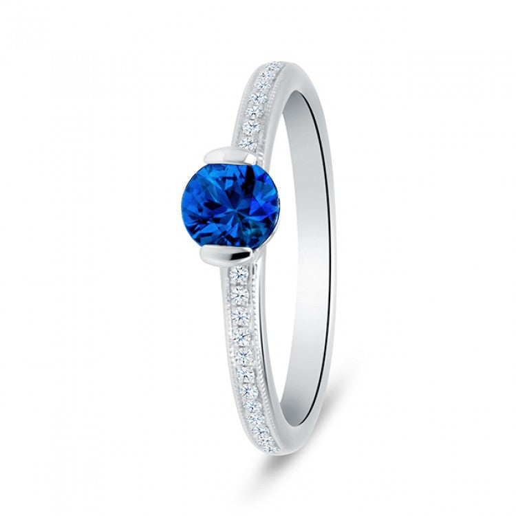 Anillo de Zafiro Deep Ocean