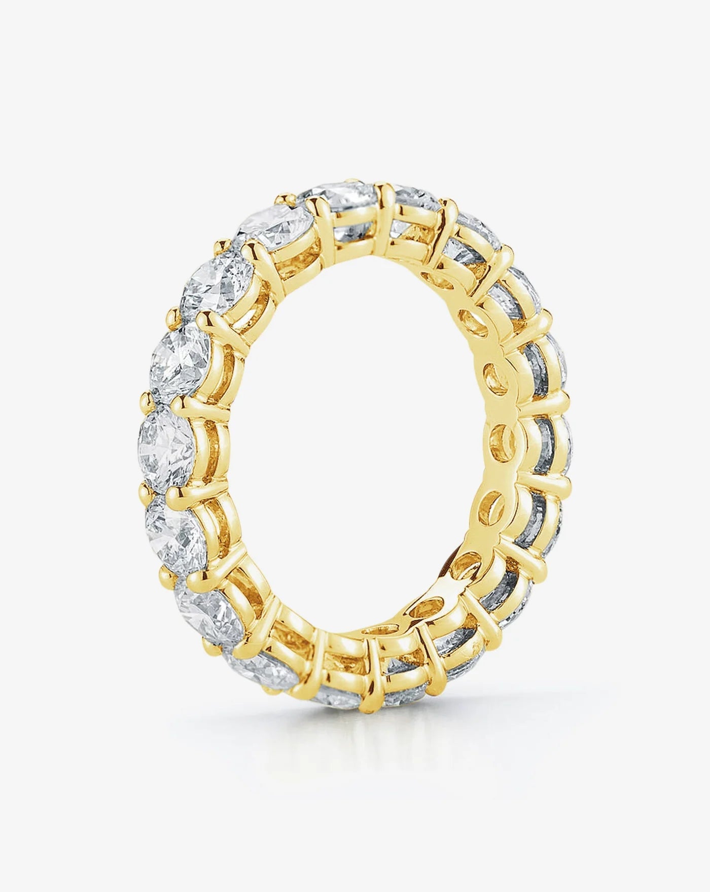 Alianza de Diamantes talla Brillante "Eternity" Oro Amarillo