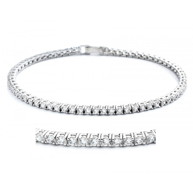 Pulsera de Diamantes y Oro Blanco