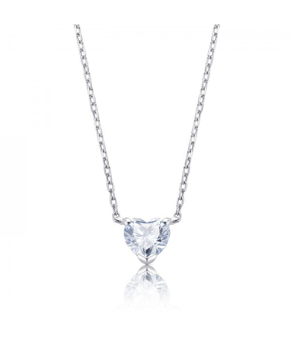 Colgante de Diamante talla Corazón